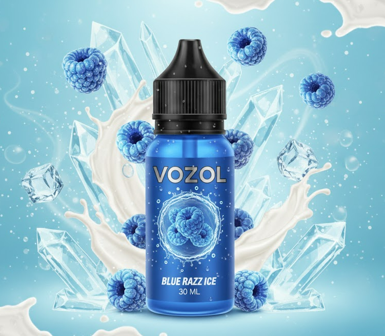 Vozol Likit Blue Razz Ice 
