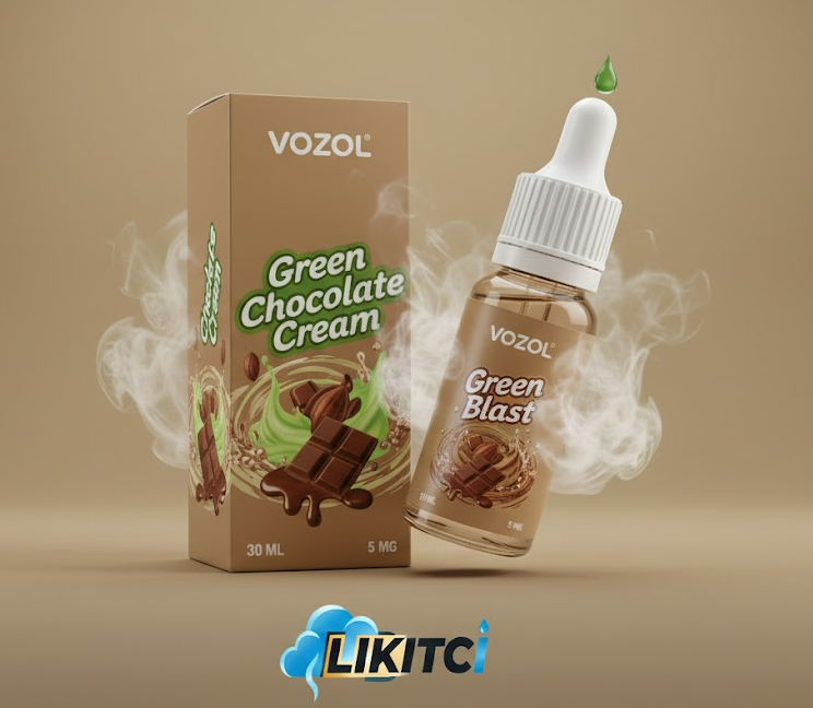 Vozol Likit Green Chocolate Cream