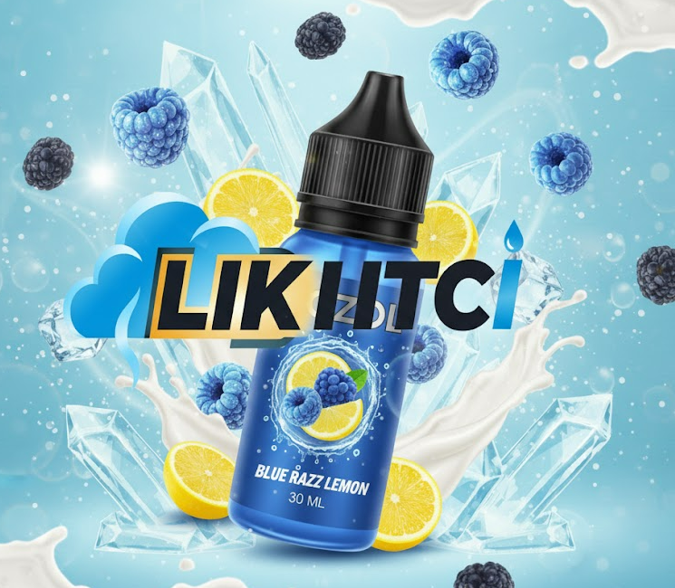 Vozol Likit Blue Razz Lemon